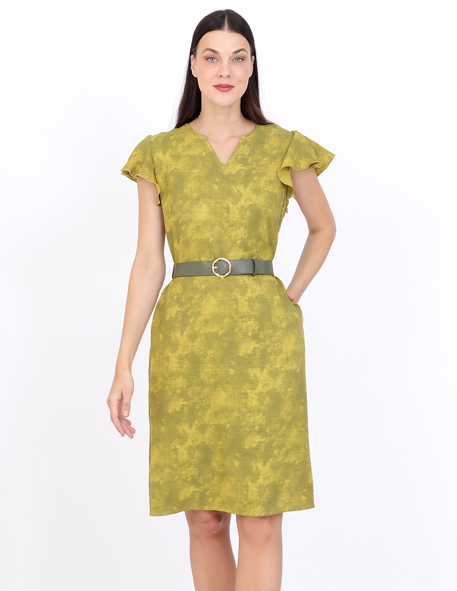 Vestido a la rodilla casual para mujer 1