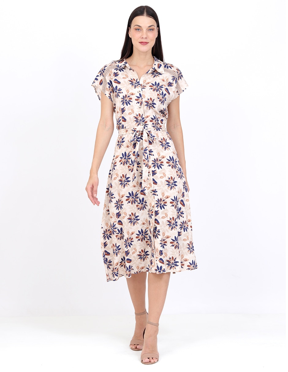 Vestido midi casual para mujer
