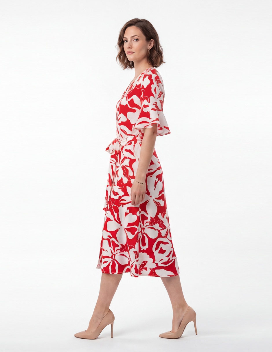 Vestido midi casual Rimini para mujer