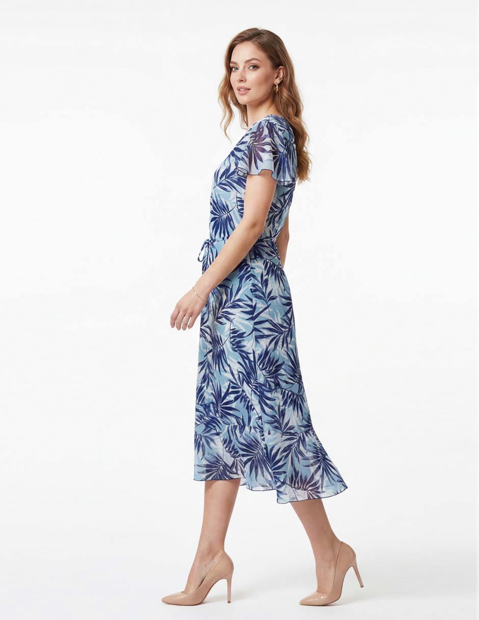 Vestido midi casual Rimini para mujer