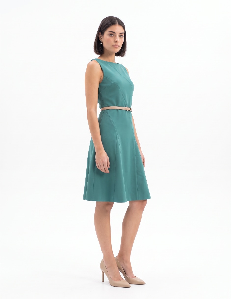Vestido corto casual Calvin klein para mujer 4