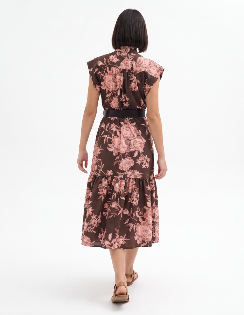 Vestido midi casual Calvin klein para mujer 2