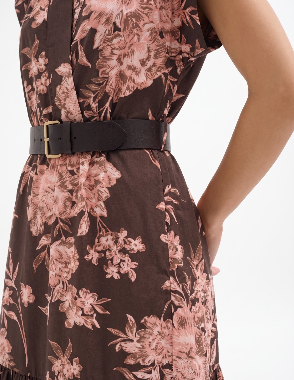 Vestido midi casual Calvin klein para mujer 3
