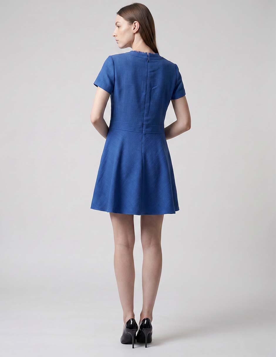 Arriba Rodilla Casual Penny Hopsack Para Mujer 2