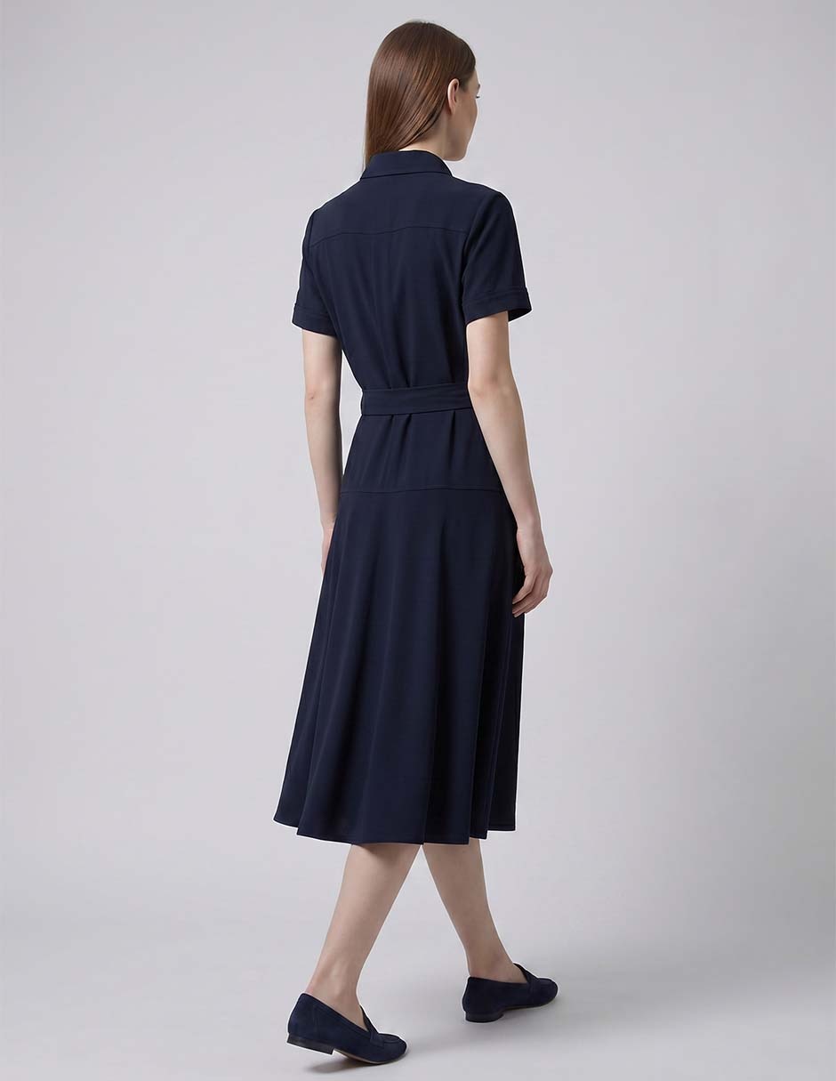 Vestido midi casual Hilfiger para mujer 2