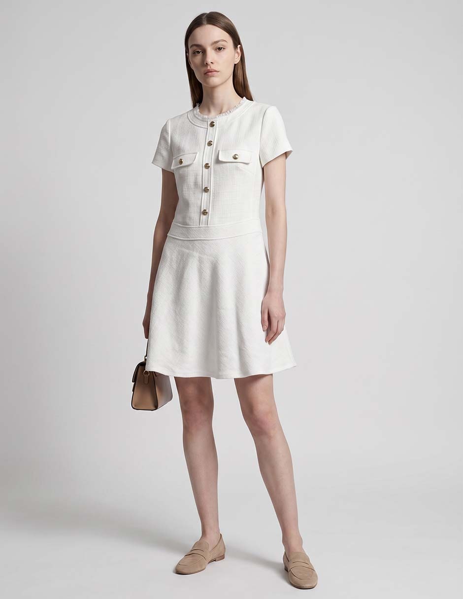 Vestido corto casual Hilfiger para mujer Vestido corto casual Hilfiger para mujer