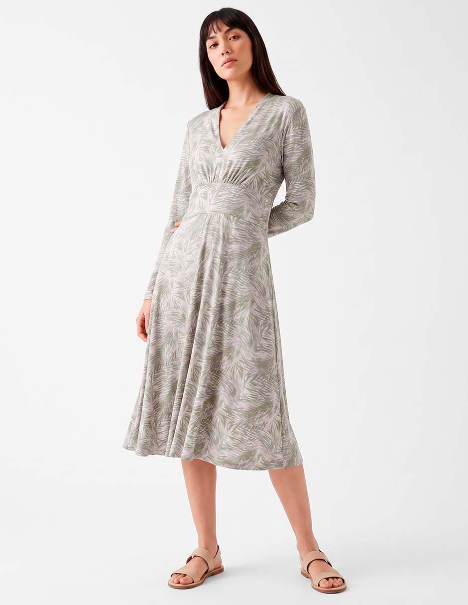 Vestido midi casual para mujer