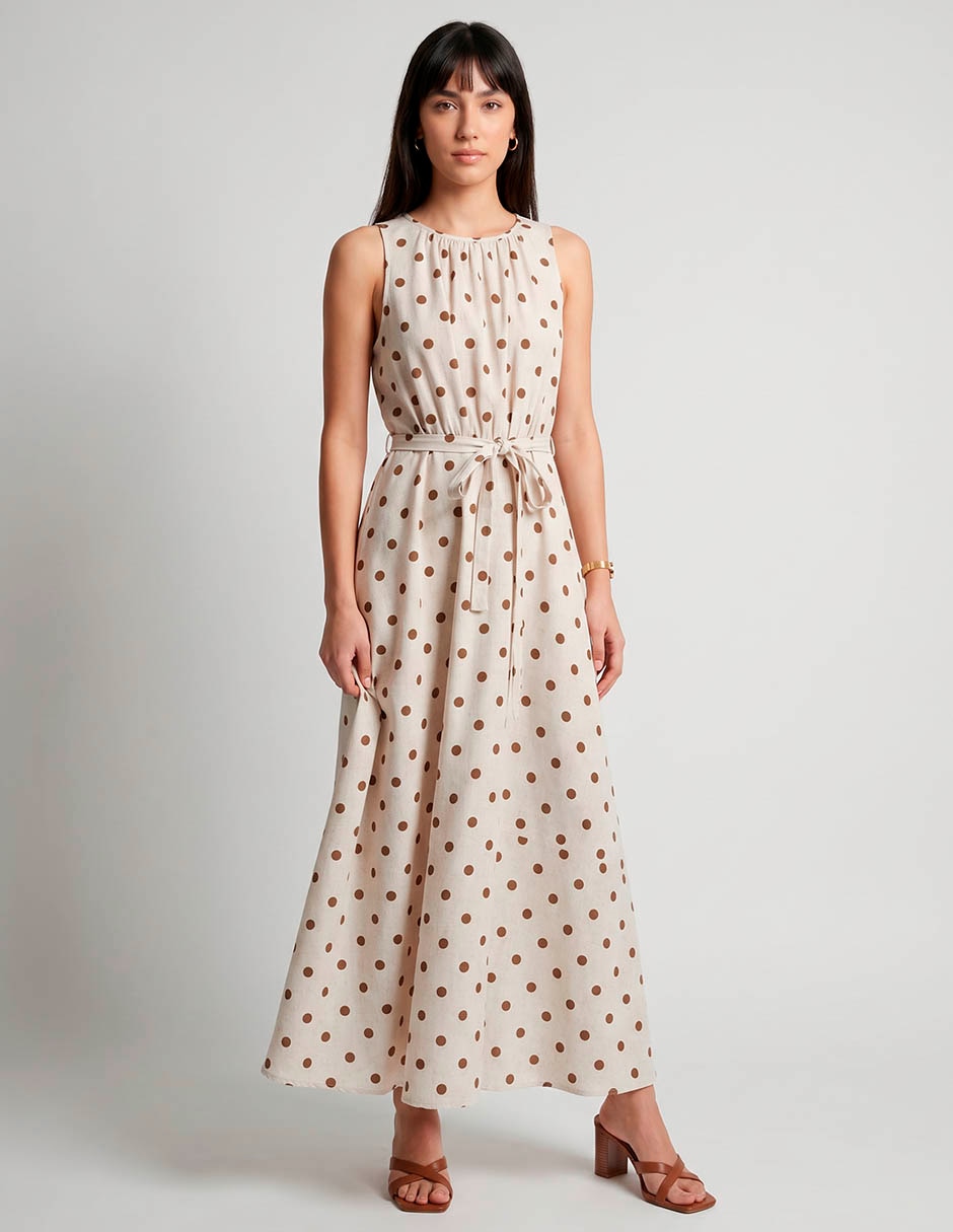 Vestido largo casual para mujer