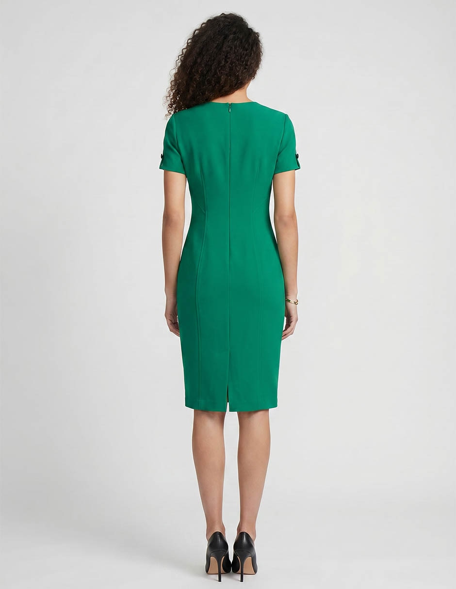 Vestido A La Rodilla Formal Calvin Klein Para Mujer