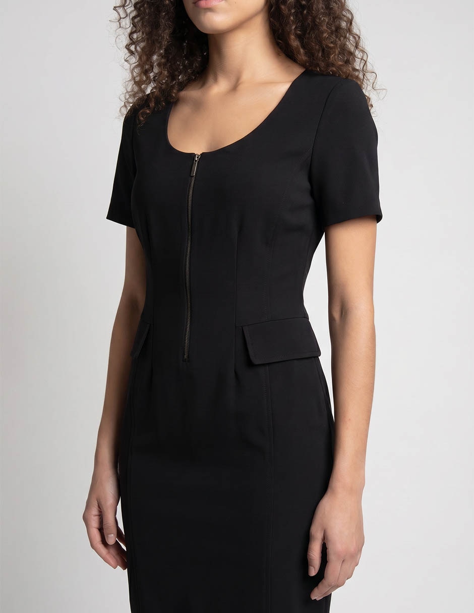 Vestido A La Rodilla Formal Calvin Klein Para Mujer