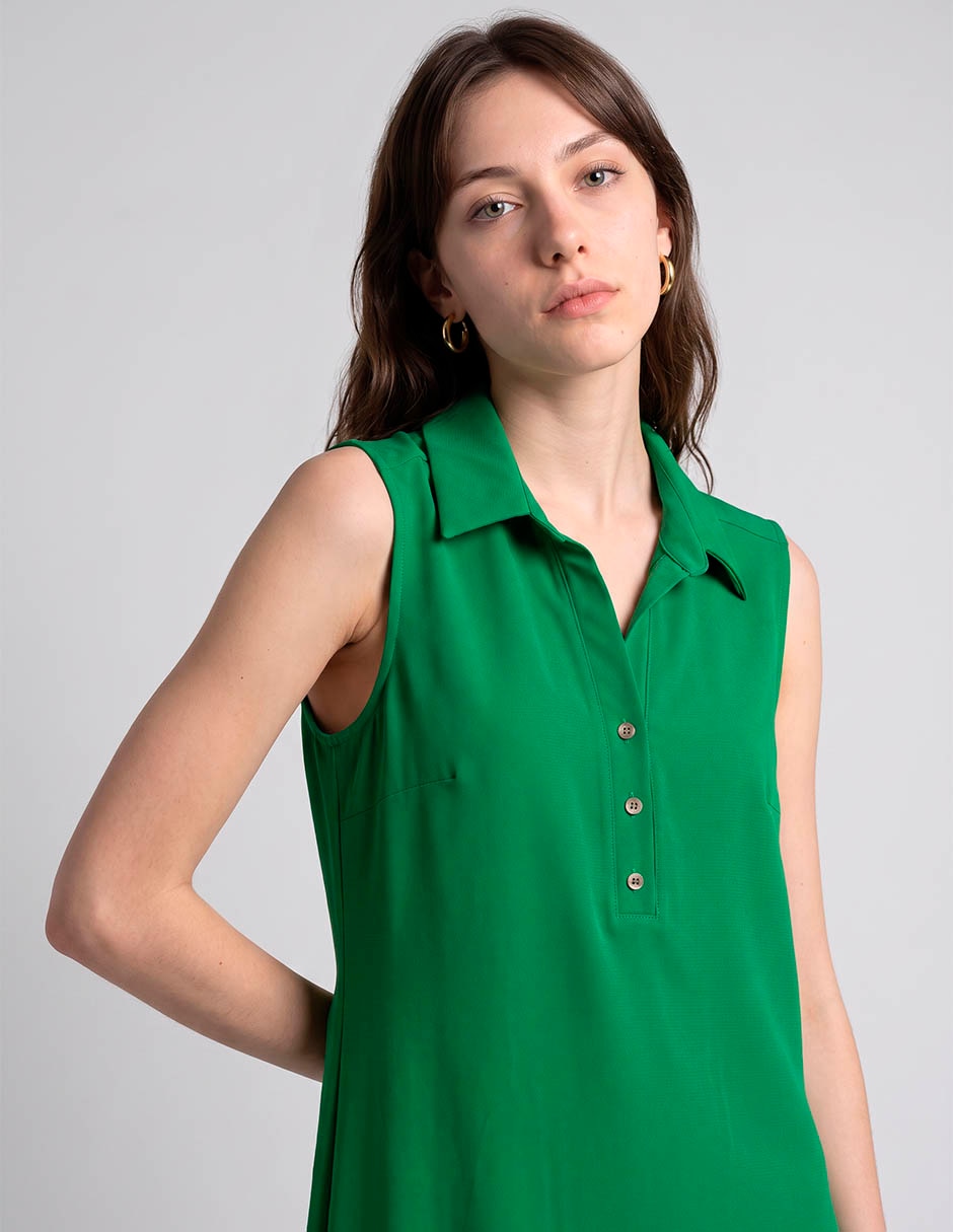 Vestido peplum a la rodilla casual para mujer 3