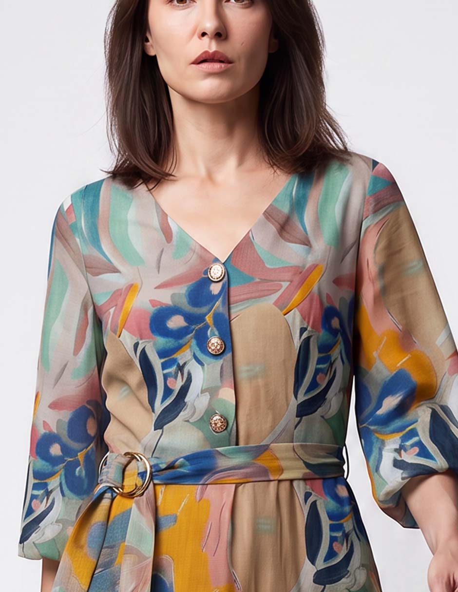 Vestido midi casual para mujer 3