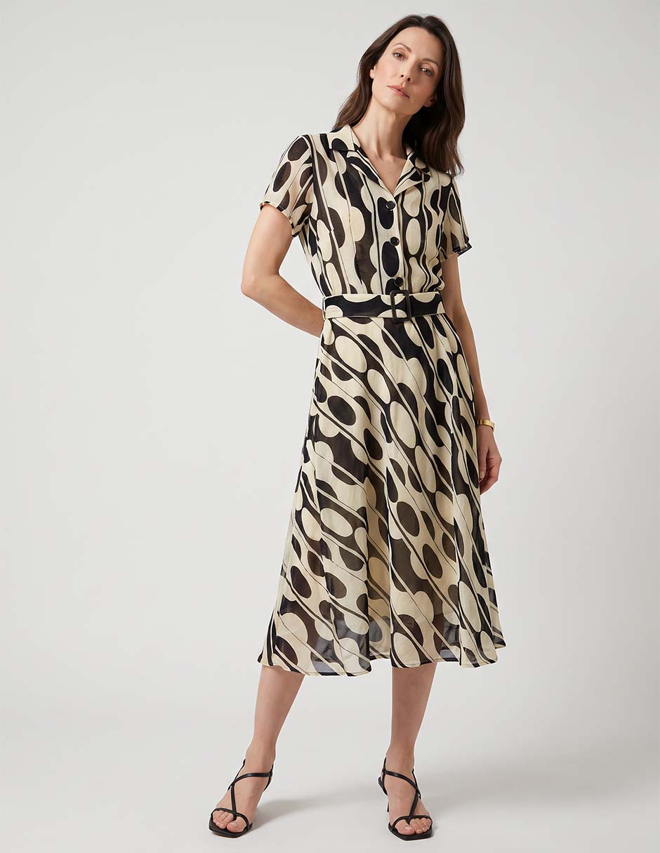 Vestido midi casual para mujer