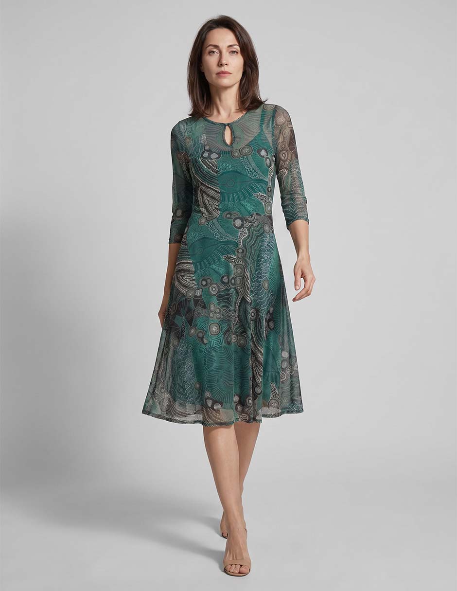 Vestido midi casual para mujer Vestido midi casual para mujer