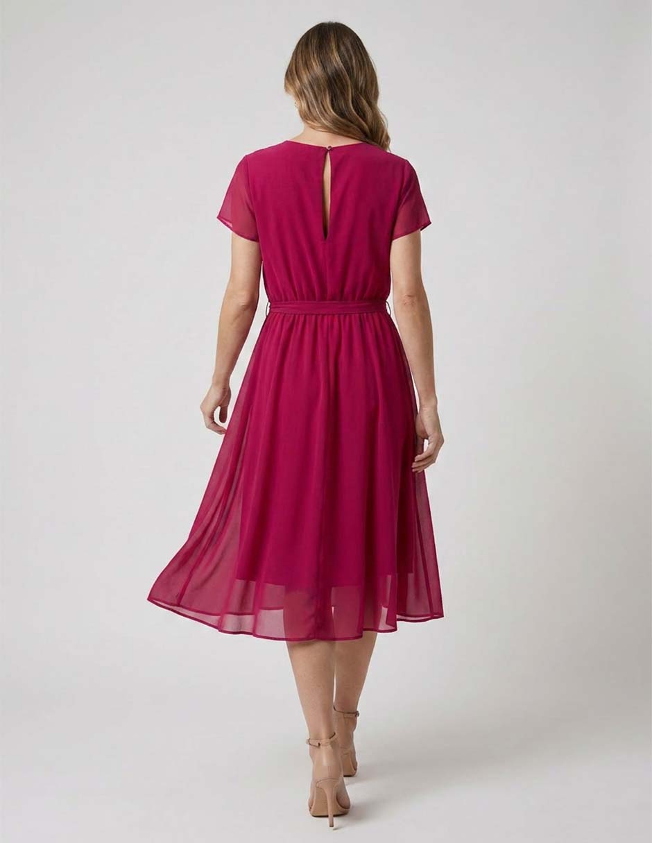 Vestido a la rodilla casual para mujer 2