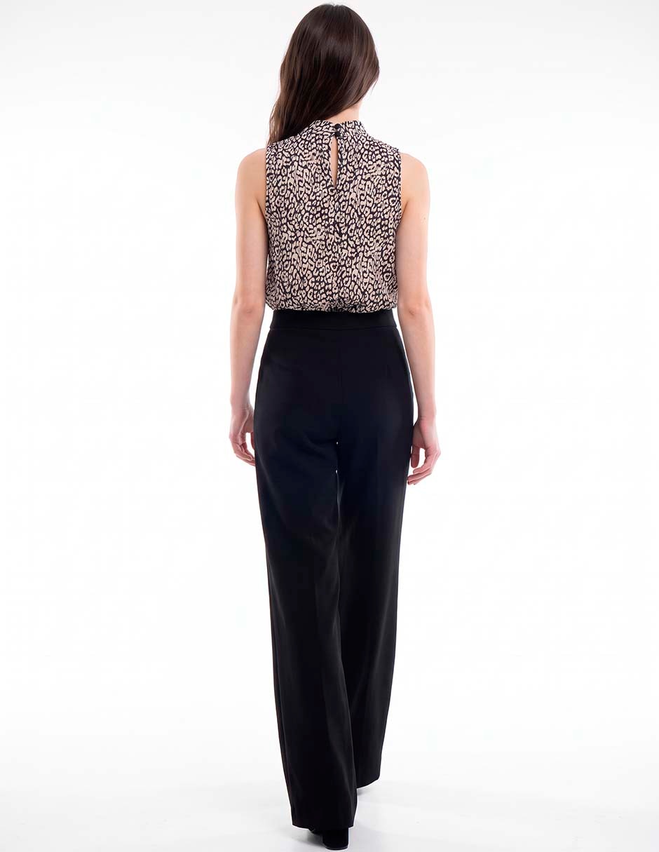 Jumpsuit estampado animal print para mujer 4