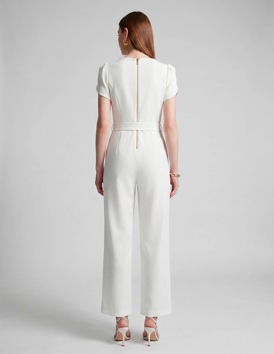 Jumpsuit Calvin Klein De Poliéster Casual Estampado Liso Para Mujer