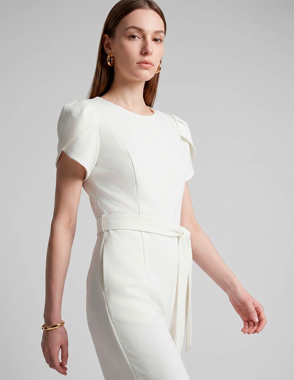 Jumpsuit Calvin Klein De Poliéster Casual Estampado Liso Para Mujer