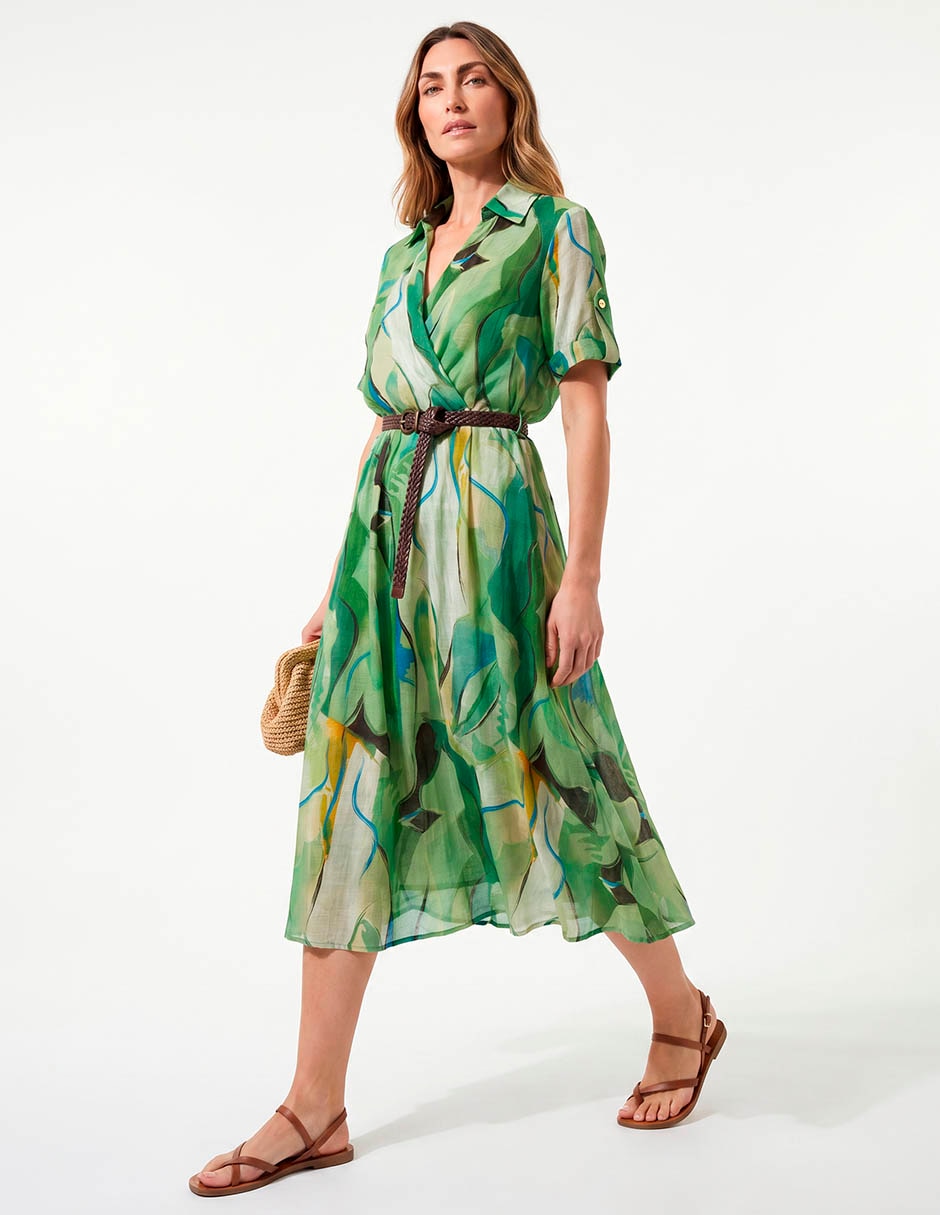Vestido midi casual para mujer