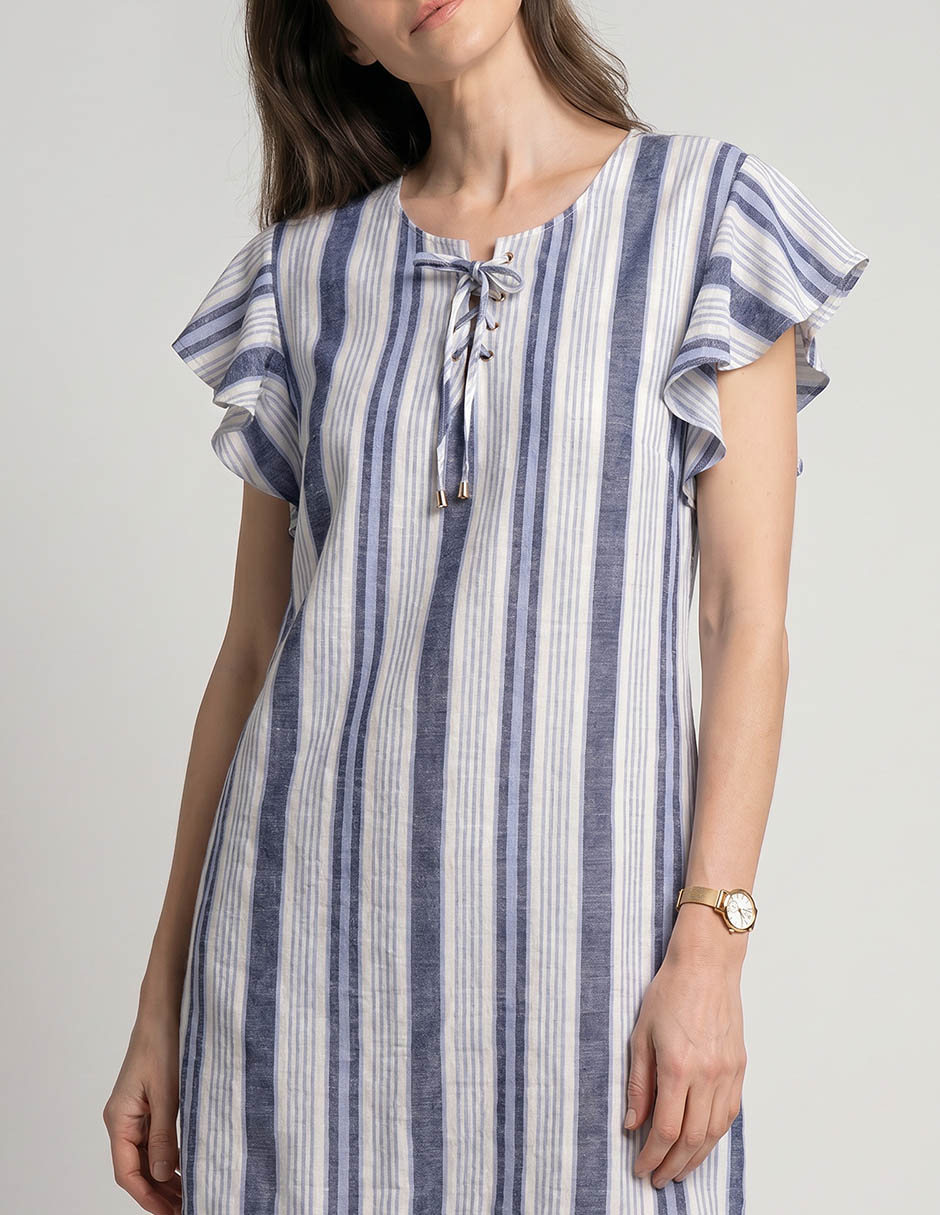 Vestido a la rodilla casual para mujer 3