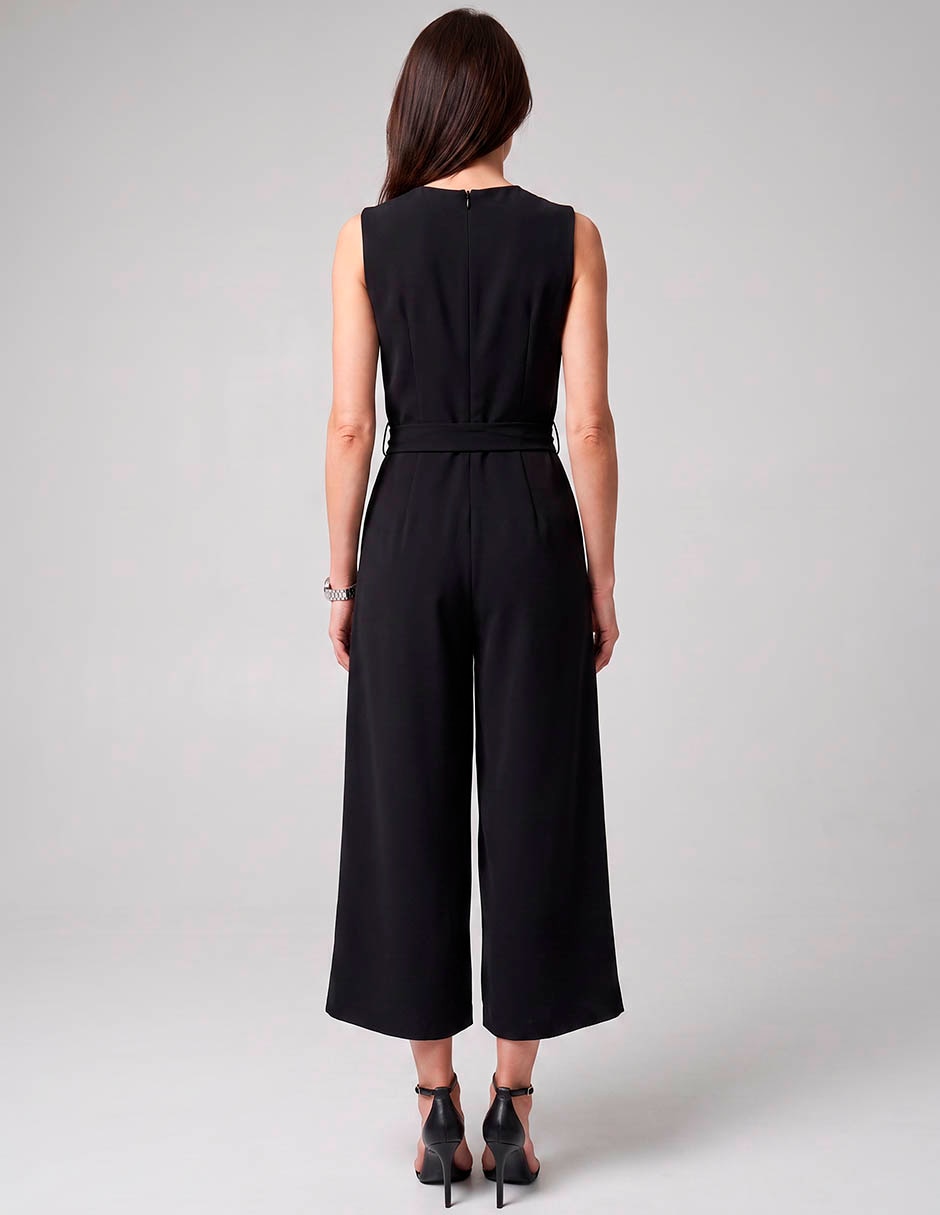 Jumpsuit estampado bloques a color para mujer 2