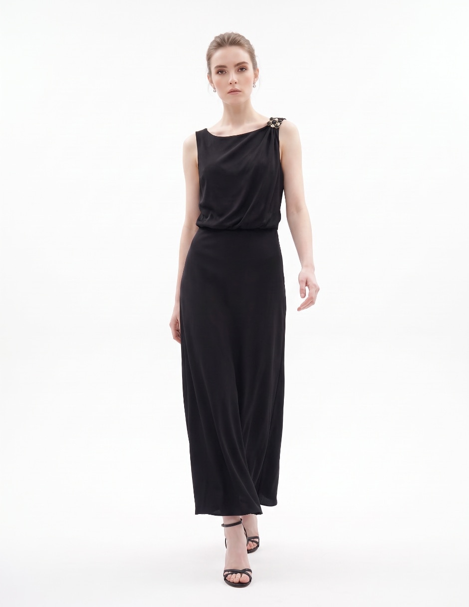 Vestido midi casual para mujer