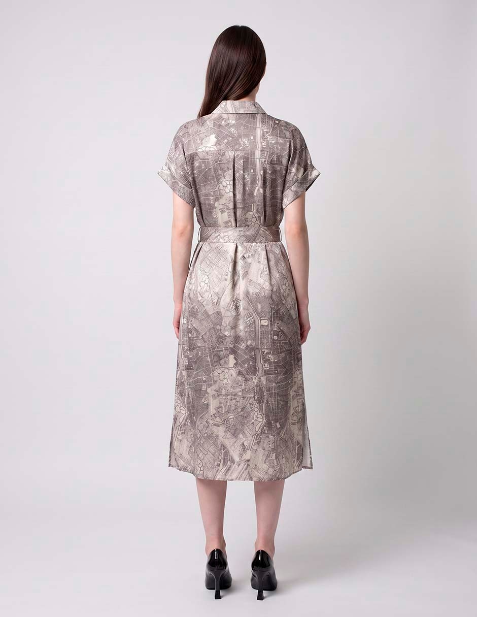 Vestido midi casual para mujer 4