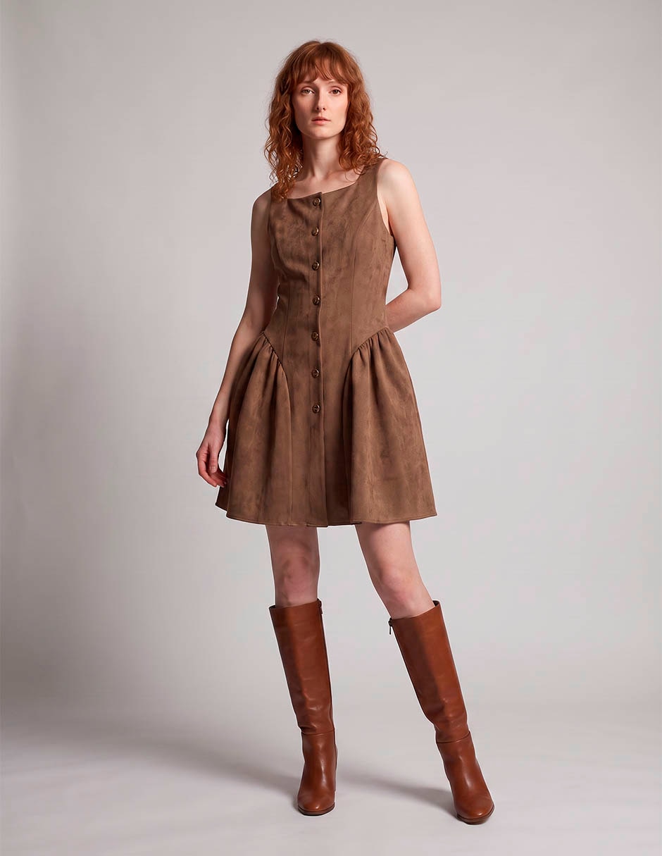 Vestido corto casual para mujer 3