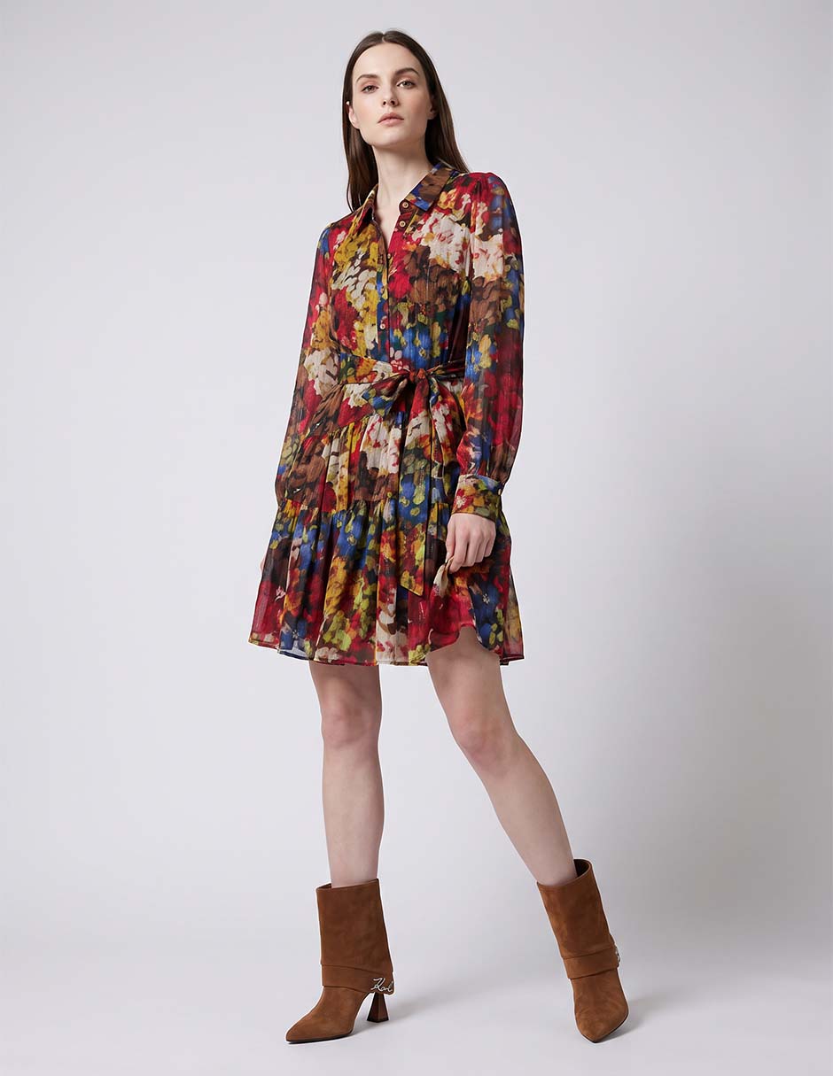 Vestido a la rodilla casual para mujer Vestido a la rodilla casual para mujer