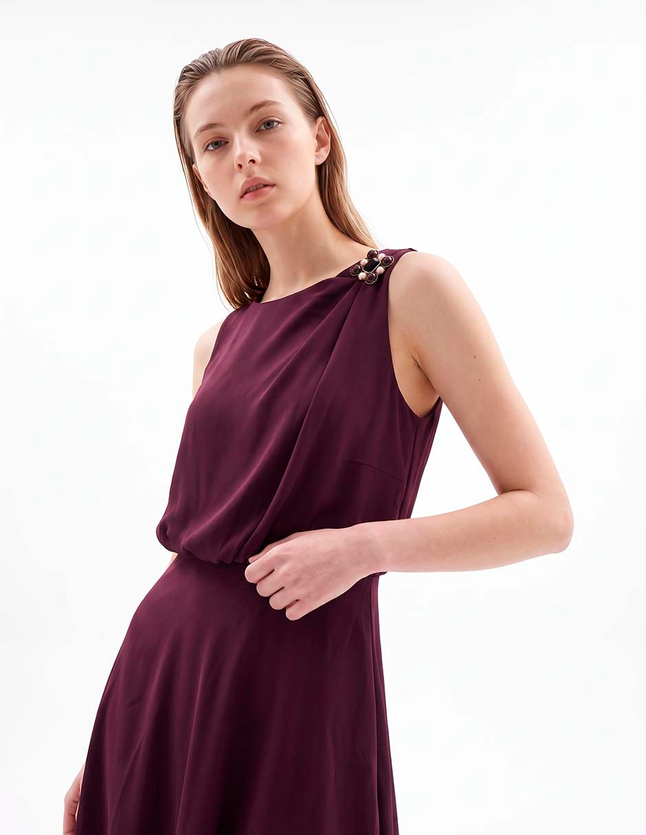 Vestido 3/4 casual karl lagerfeld para mujer