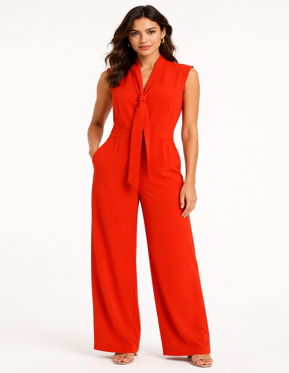 Jumpsuit r de la p formal para mujer 3