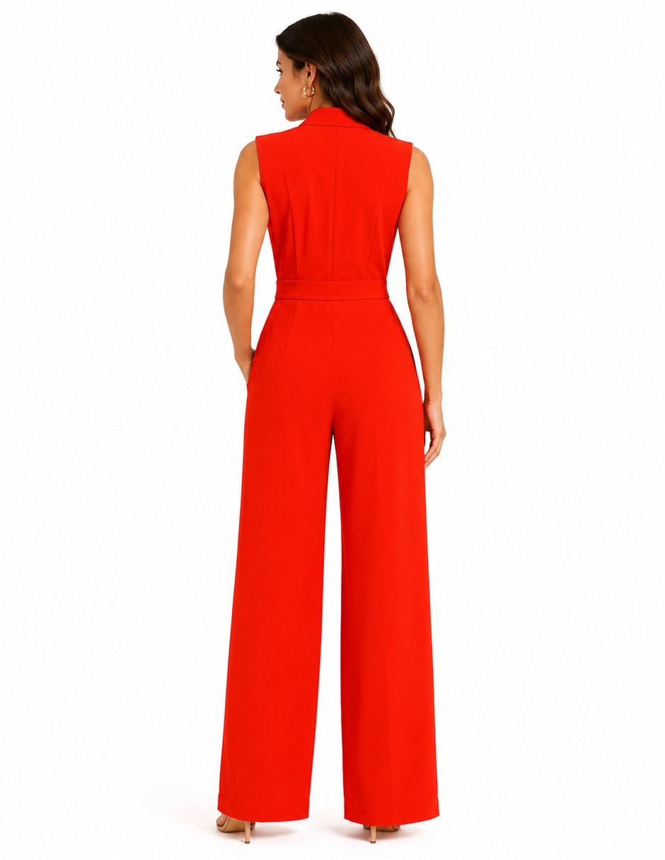Jumpsuit r de la p formal para mujer 4