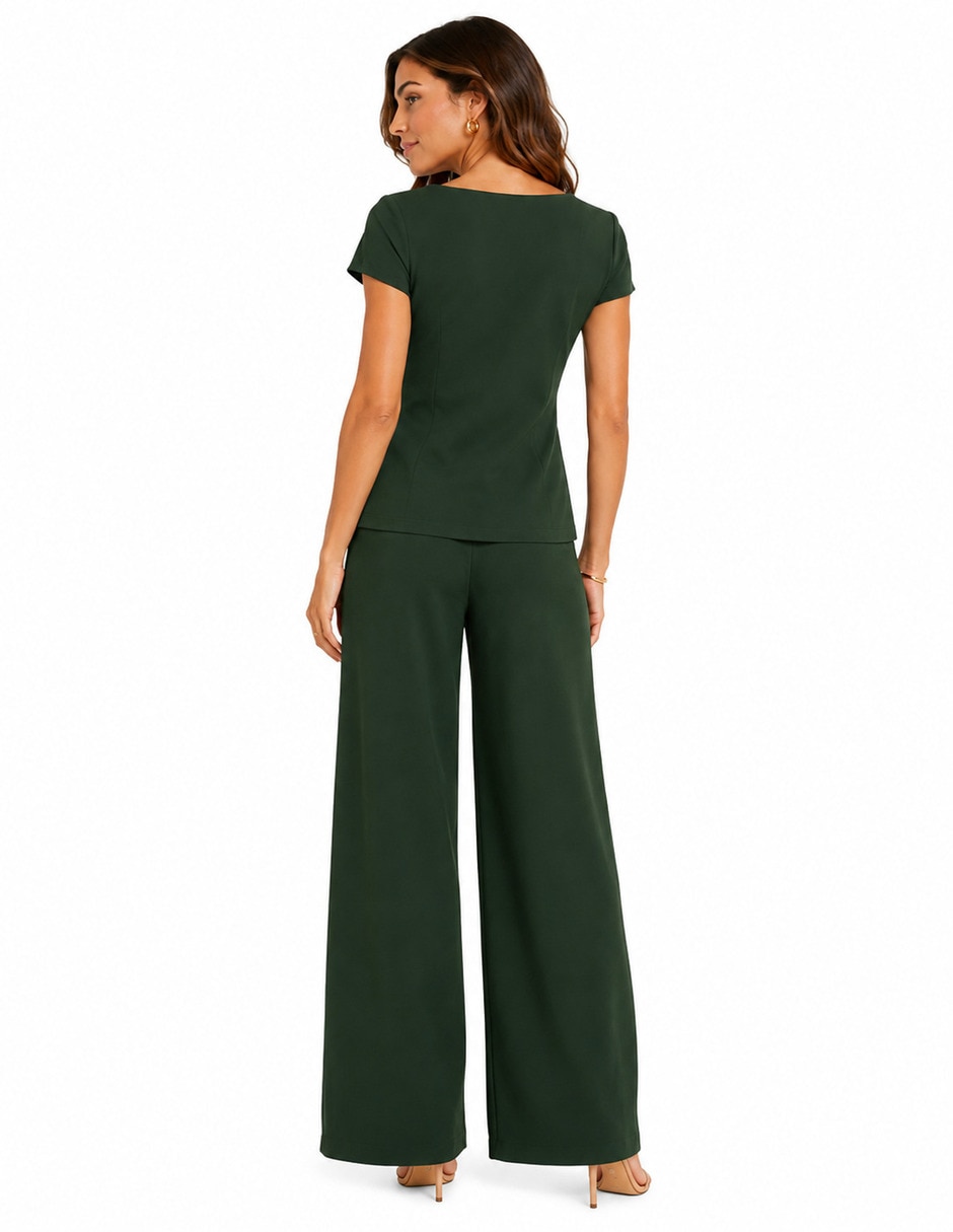 Jumpsuit r de la p formal para mujer 4