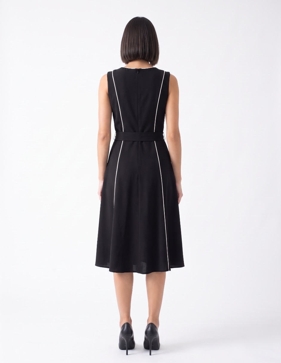 Vestido midi formal para mujer 3