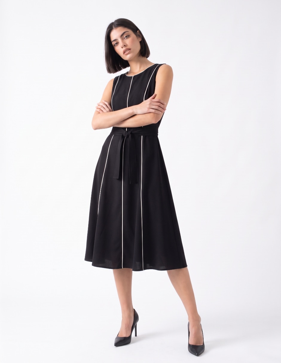 Vestido midi formal para mujer 7