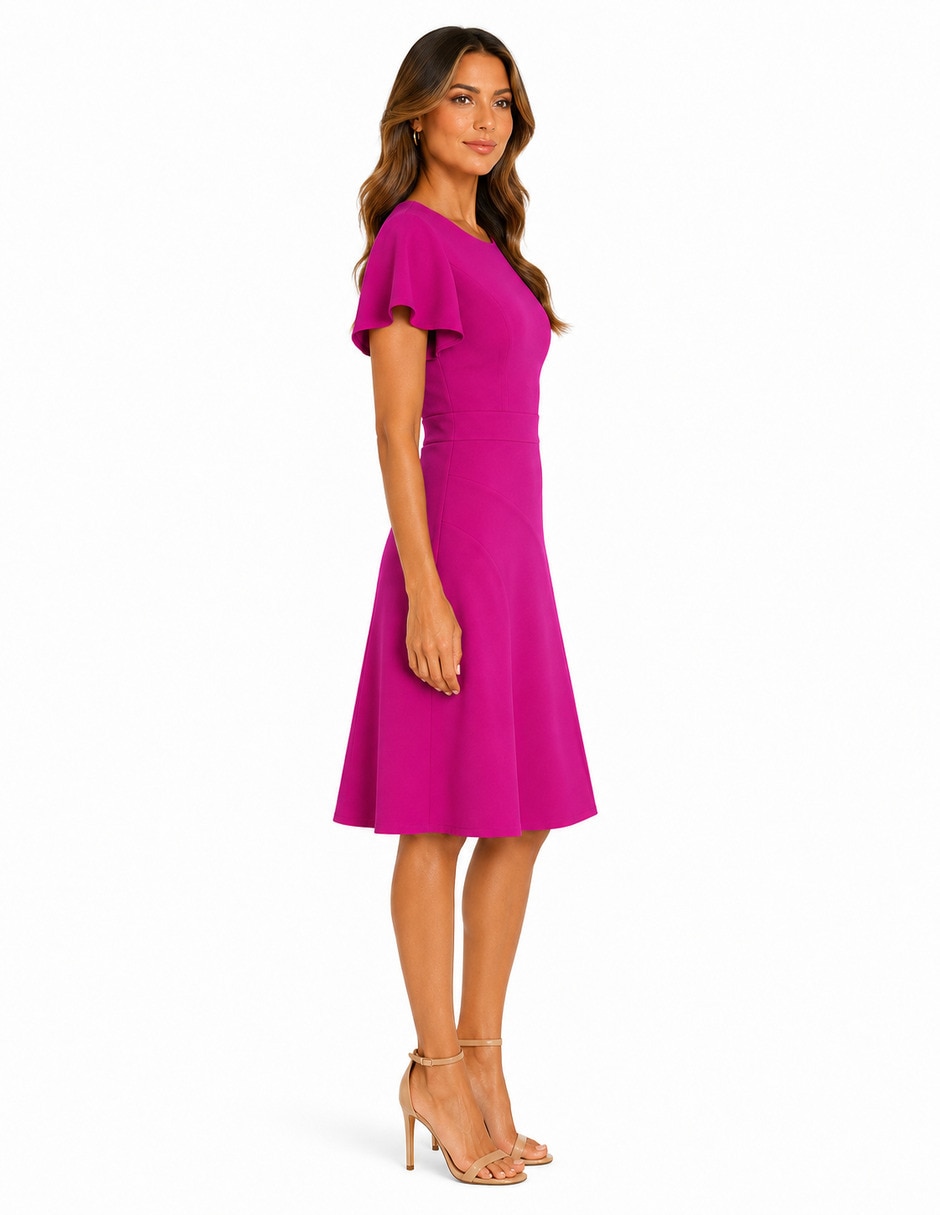 Vestido midi formal r de la p r de la p para mujer 2