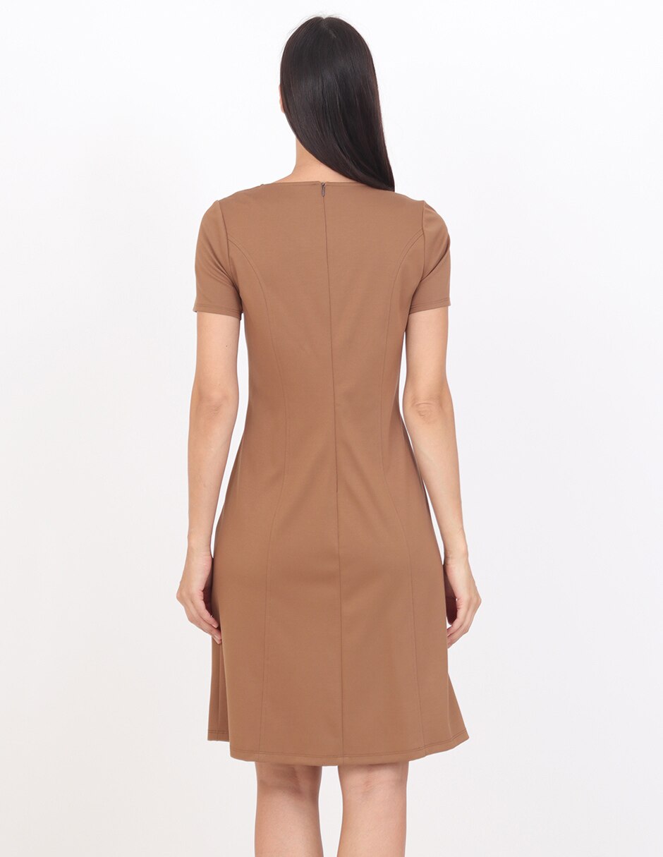 Vestido a la rodilla casual para mujer 3