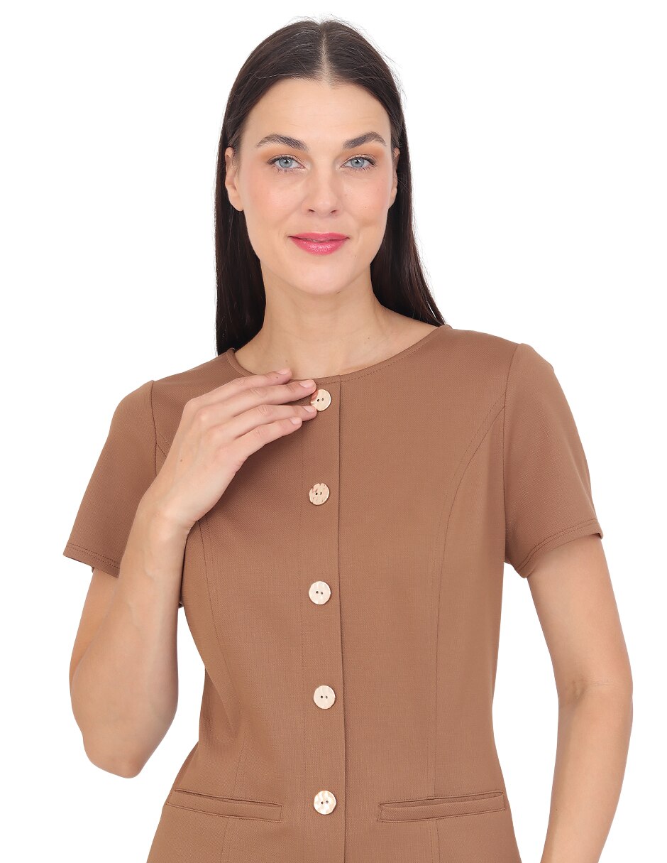 Vestido a la rodilla casual para mujer 5