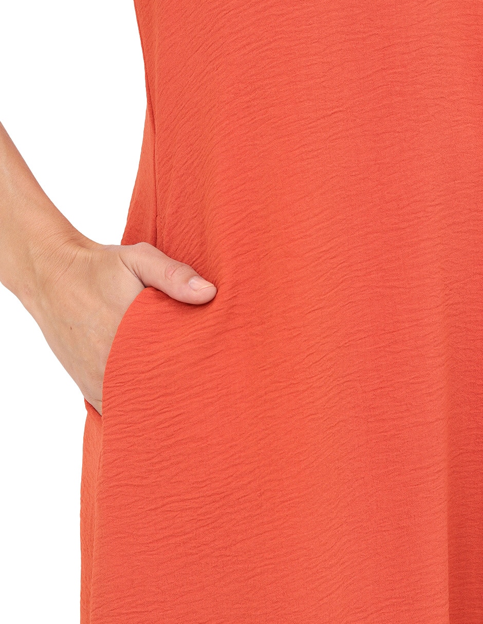Vestido midi casual r de la p para mujer 2
