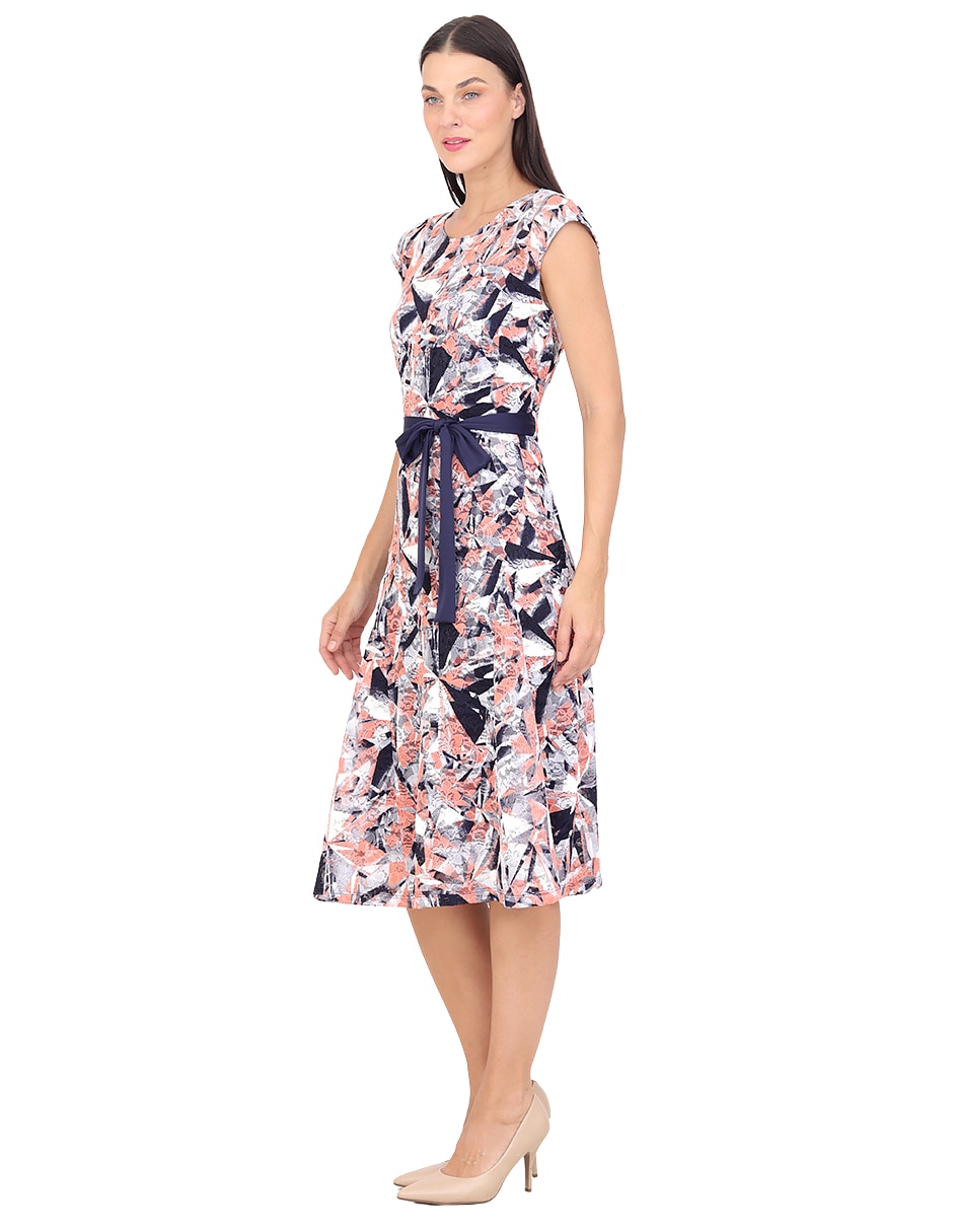 Vestido a la rodilla casual r de la p para mujer 3