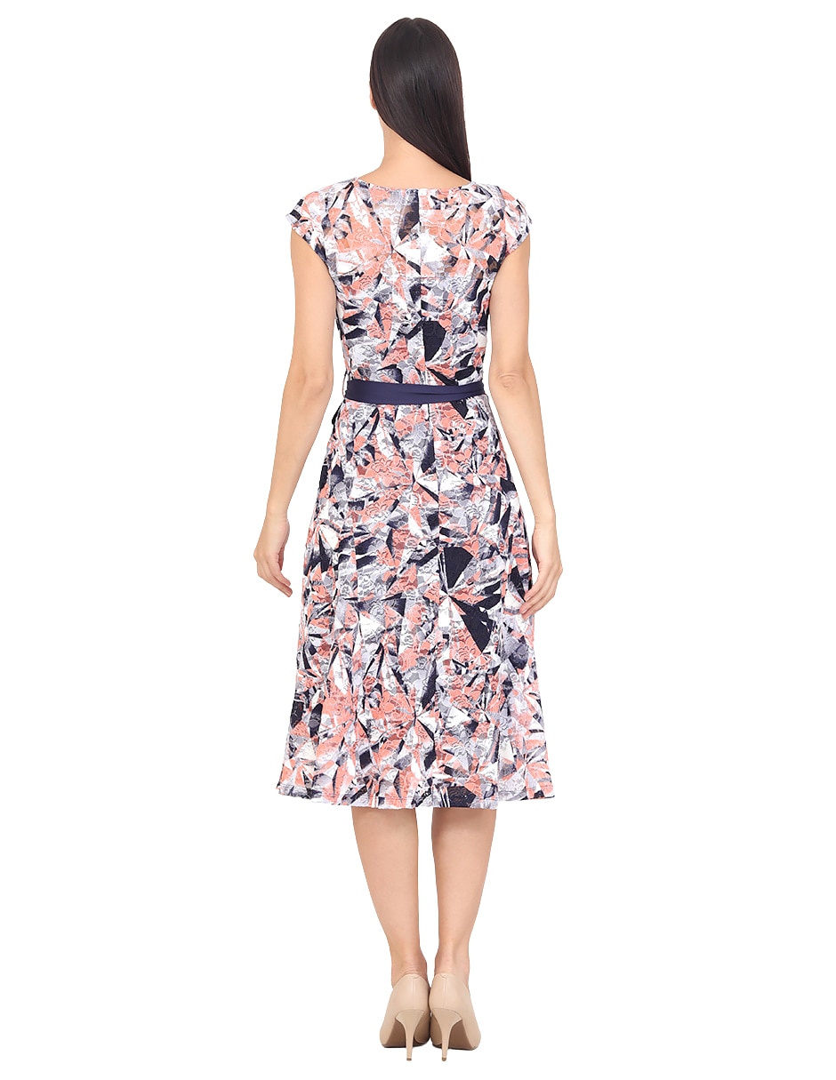 Vestido a la rodilla casual r de la p para mujer 5