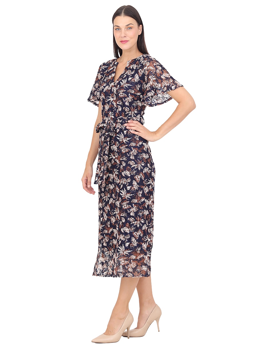 Vestido a la rodilla casual r de la p para mujer 3