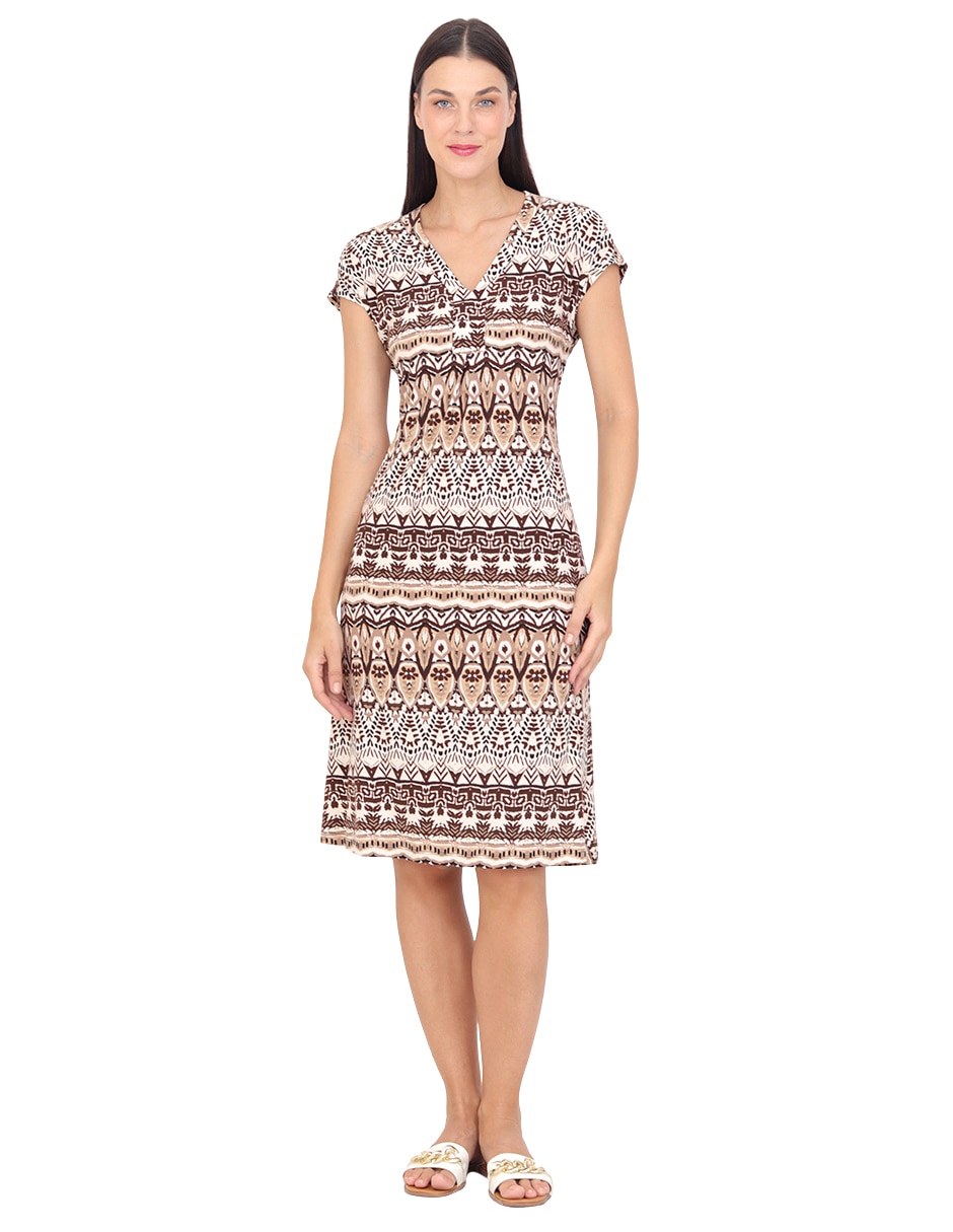Vestido a la rodilla casual r de la p para mujer Vestido a la rodilla casual r de la p para mujer