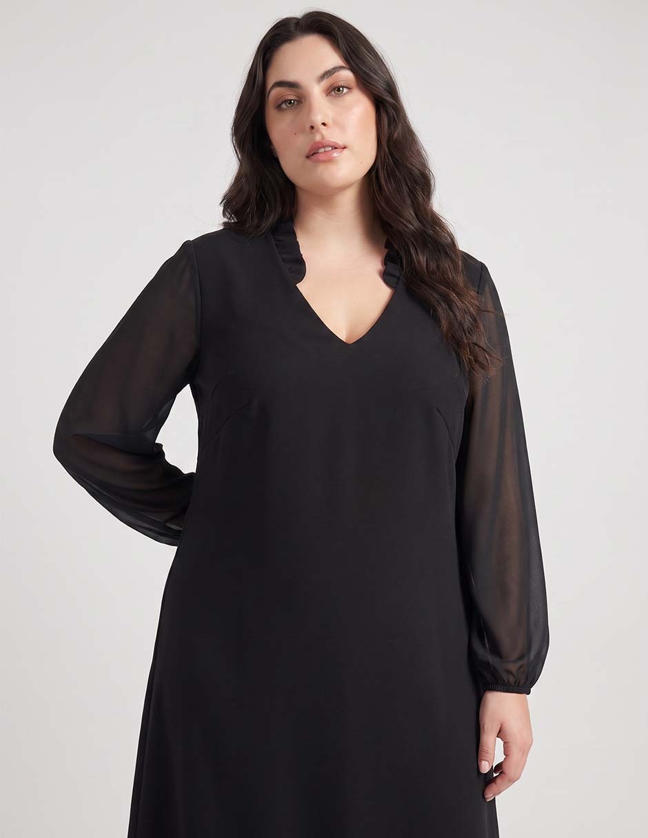 Vestido a la rodilla casual para mujer 3