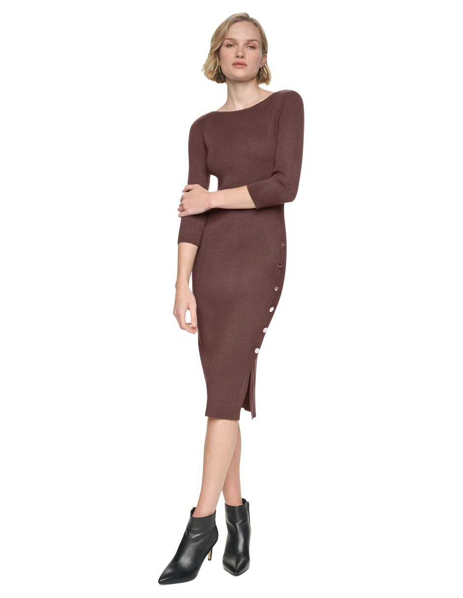 Vestido midi casual para mujer Vestido midi casual para mujer