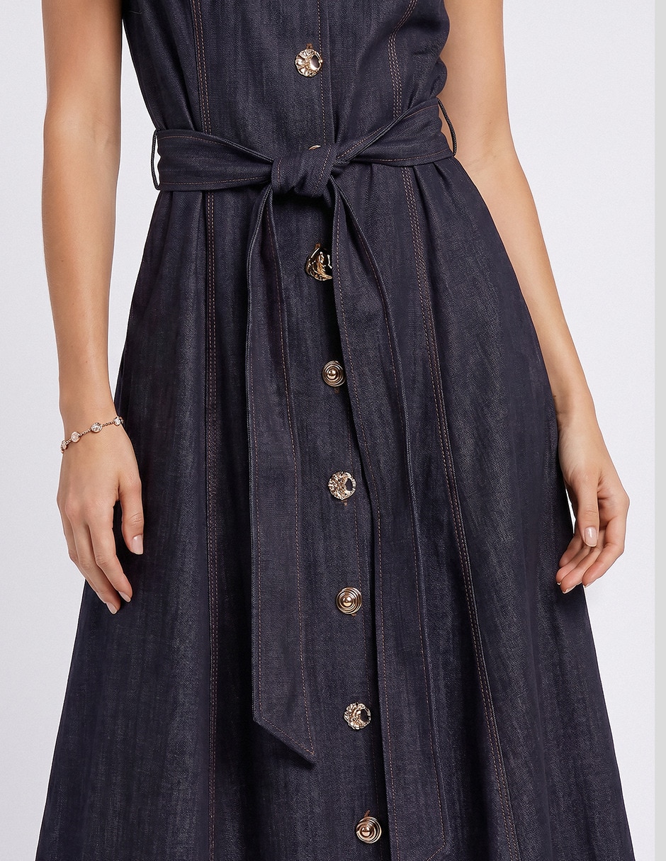 Vestido largo casual para mujer 4