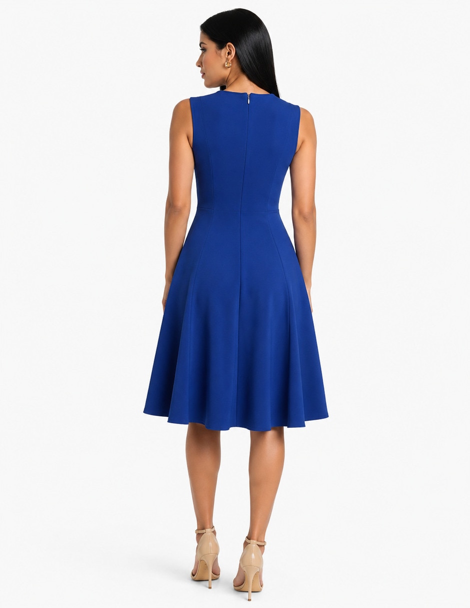 Vestido midi formal para mujer 4