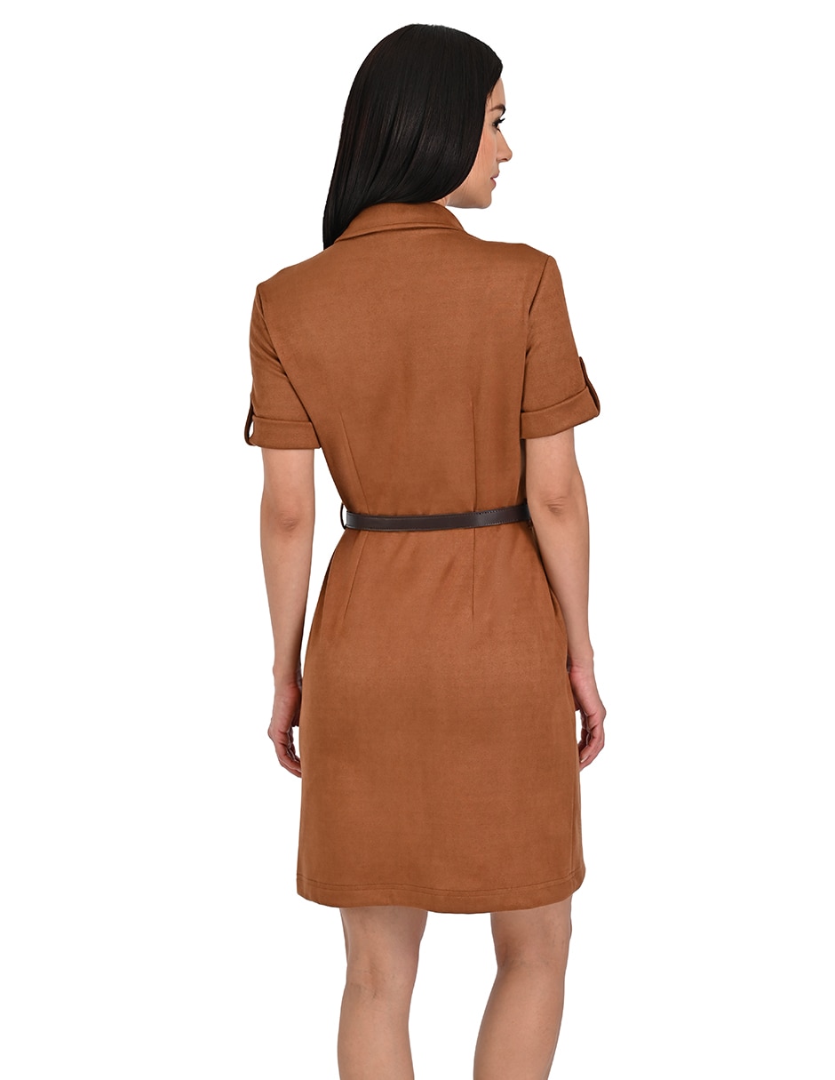 Vestido arriba rodilla casual para mujer 5