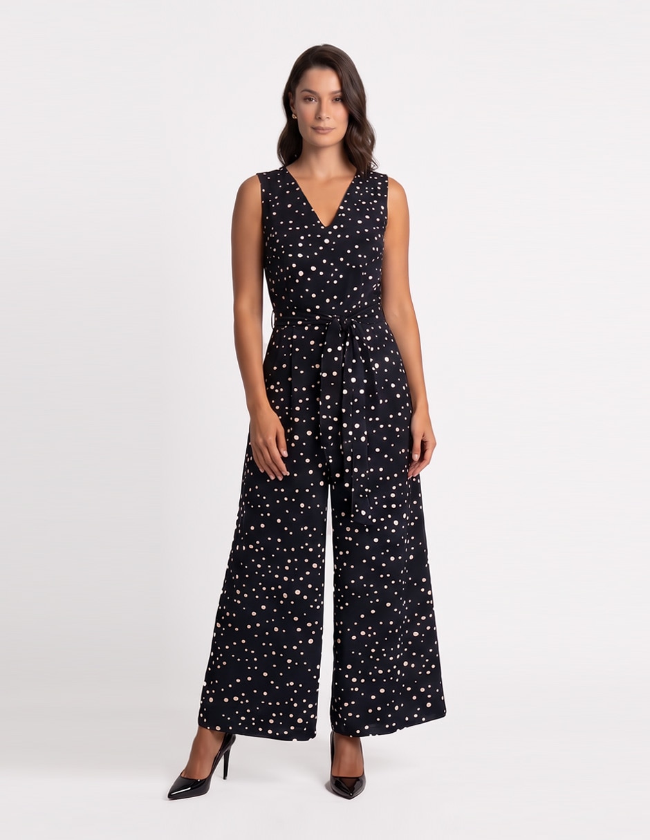 Jumpsuit casual estampado lunares para mujer Jumpsuit casual estampado lunares para mujer