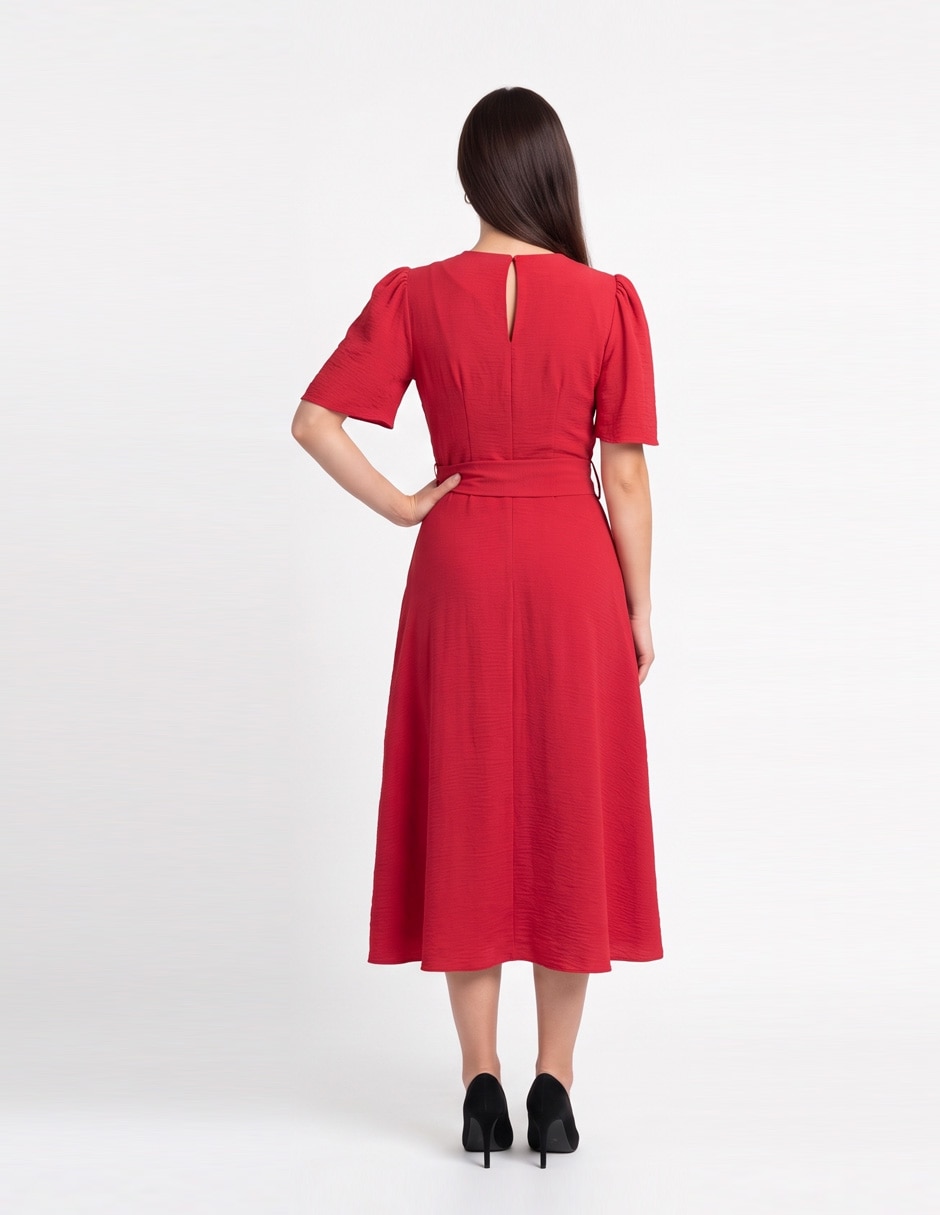 Vestido midi casual para mujer 4